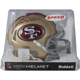 Fred Warner Autographed San Francisco 49ers Speed Mini Helmet Beckett 49556