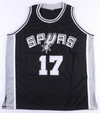 Mario Elie Signed San Antonio Spurs Jersey (JSA COA) 3xNBA Champion (94, 95, 99)
