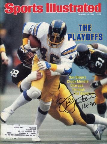 Jack Lambert Steelers Signed January 17, 1983 Sports Illustrated w/HOF 90 Insc