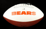 D'Andre Swift & Kyle Monangai Signed Chicago Bears Logo Football (JSA) R.B. Duo