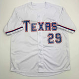 Autographed/Signed Adrian Beltre Texas White Baseball Jersey JSA COA