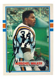 Herschel Walker Signed 1989 Topps #120T Minnesota Vikings Trading Card BAS