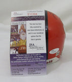 Terry Allen Clemson Tigers Signed Riddell Mini Helmet JSA 136435
