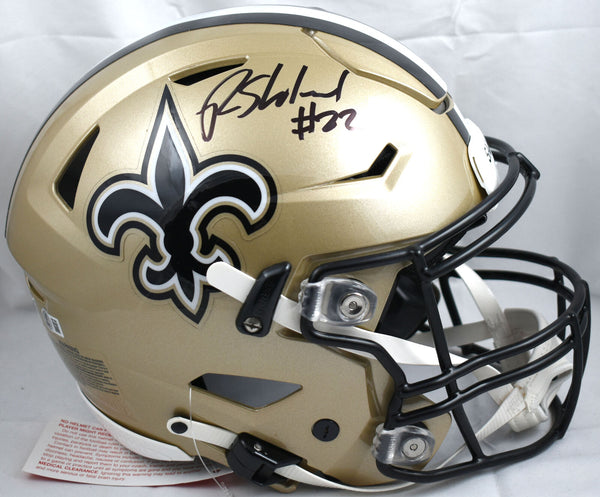Rashid Shaheed Signed New Orleans Saints F/S Speed Flex Helmet