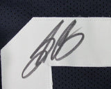 Saquon Barkley Autographed Blue Custom Jersey Penn State PSA/DNA 183600