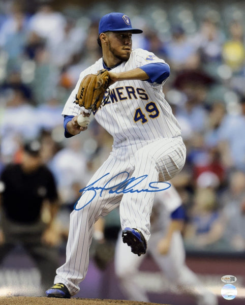 YOVANI GALLARDO Signed 16x20 Photo #3 - Milwaukee Brewers AUTO - JSA