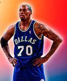 Dennis Rodman Signed Dallas Mavericks Jersey (JSA) The Jersey the NBA Banned