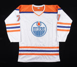 Paul Coffey Signed Edmonton Oilers Jersey (JSA COA) 4x Stanley Cup Champion