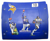 Cris Carter HOF Signed/Inscribed Hand Painted Seat Back #10 Vikings JSA 200966
