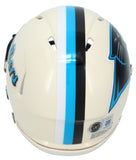 Luke Kuechly Autographed Carolina Panthers RETRO Speed Mini Helmet Beckett