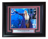Charlotte Flair Signed Framed 8x10 WWE Photo Fanatics