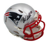 Wes Welker Signed New England Patriot Speed NFL Mini Helmet