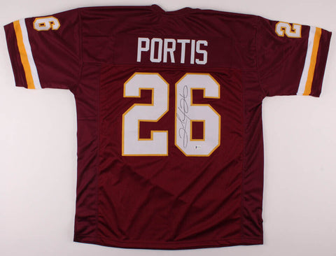 Clinton Portis Signed Washington Redskins Jersey (Beckett COA) 2xPro Bowl R.B.