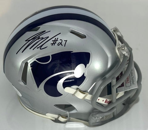 Packers JORDY NELSON Signed KANSAS STATE WILDCATS Mini Helmet AUTO - BAS