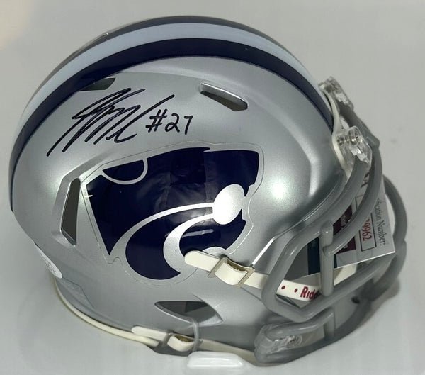 Packers JORDY NELSON Signed KANSAS STATE WILDCATS Mini Helmet AUTO - BAS