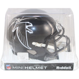 Deion Sanders Autographed Atlanta Falcons TB Mini Helmet Beckett Witness 51735