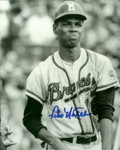 Milw Braves FELIX MANTILLA Signed 8x10 Photo #2 AUTO - 1957 World Series Champ
