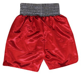 Deontay Wilder Authentic Signed Red Wilder Boxing Trunks BAS Witnessed #2W697972