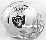 Bo Jackson Autographed Raiders F/S Speed Helmet - Beckett W Hologram