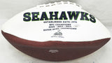 Jim Zorn Autographed Seattle Seahawks White Logo Football (Flat) MCS Holo #97792