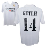 Guti Hernandez Signed Real Madrid FC Home Soccer Jersey #14 with Beckett Witness