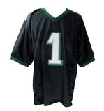 Jalen Hurts Autographed Black Custom Football Jersey Eagles JSA 171405