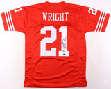 Eric Wright Signed San Francisco 49ers Jersey Inscribed "4xS B Champs" (Beckett)