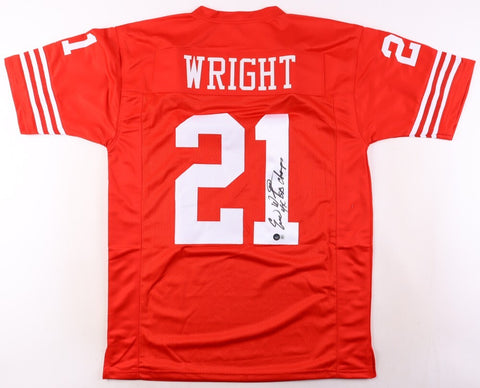 Eric Wright Signed San Francisco 49ers Jersey Inscribed "4xS B Champs" (Beckett)