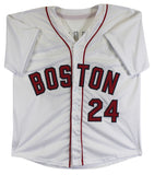 Manny Ramirez Authentic Signed White Pro Style Jersey Autographed BAS Witnessed