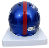Abdul Carter Signed/Auto Mini Football Helmet New York Giants Beckett 200055