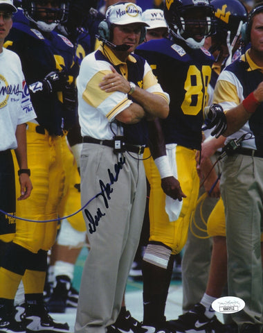 Don Nehlen West Virginia Signed/Autographed 8x10 Photo JSA 165455
