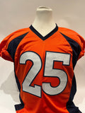 Chris Harris Jr. Autographed & Inscribed Orange Jersey - Denver Broncos BAS COA