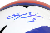 Damar Hamlin Autographed Buffalo Bills Speed F/S Helmet Beckett 39830