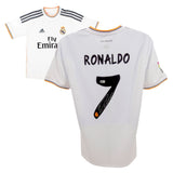 Cristiano Ronaldo Signed Real Madrid Home Soccer Jersey #7 with Beckett COA