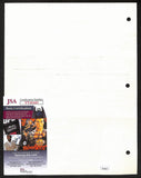 Biggie Munn HOF Michigan State Head Coach Signed/Auto Contract JSA BA199649