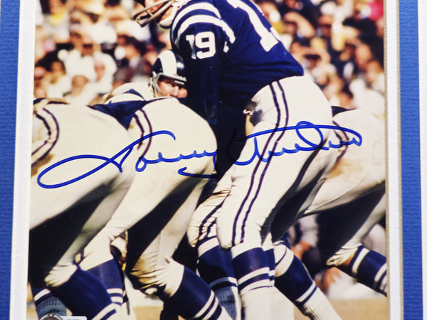 Vintage Johnny Unitas Baltimore Colts Frame For 8x10 Photo – Original Memorabilia