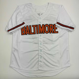 Autographed/Signed Vladimir Guerrero Baltimore White Jersey JSA COA