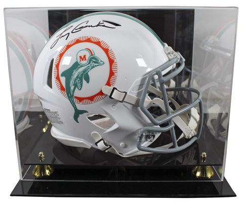 Dolphins Larry Csonka Signed 1972 TB Full Size Speed Proline Helmet W/ Case BAS
