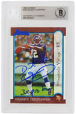 Daunte Culpepper autographed 1999 Bowman Rookie Card #166 w/3x PB (Beckett)
