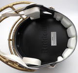 Alvin Kamara Autographed Flash Gold Full Size Helmet Saints Beckett QR #1W403127