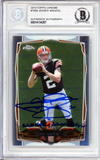2014 Topps Chrome #169A Johnny Manziel RC Cleveland Browns BGS Autograph 10