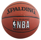 Lakers Magic Johnson & Kareem Abdul-Jabbar Signed Basketball BAS Wit #5W053813
