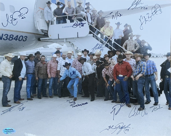 2011 Milwaukee Brewers Cowboy Team 8x10 Photo - Fielder, Morgan, Lucroy, Gomez +