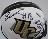 SHAQUEM & SHAQUILL GRIFFIN AUTOGRAPHED UCF SPEED MINI HELMET MCS HOLO 134377