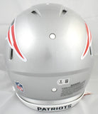 Kayshon Boutte Signed Patriots F/S Speed Authentic Helmet- Beckett W Holo *Front