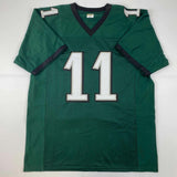 Autographed/Signed AJ A.J. Brown Philadelphia Green Football Jersey PSA/DNA COA