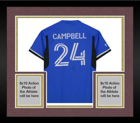 FRMD George Campbell CF Montreal Signed Match-Used 24 Jersey 2023 MLS Season-L