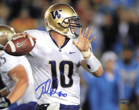 Jake Locker Autographed 8x10 Photo University of Washington MCS Holo #63151
