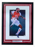 Thierry Henry Signed Framed 20x28 Arsenal Soccer Lithograph BAS
