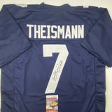 Autographed/Signed JOE THEISMANN CHOF 2003 Notre Dame College Jersey JSA COA